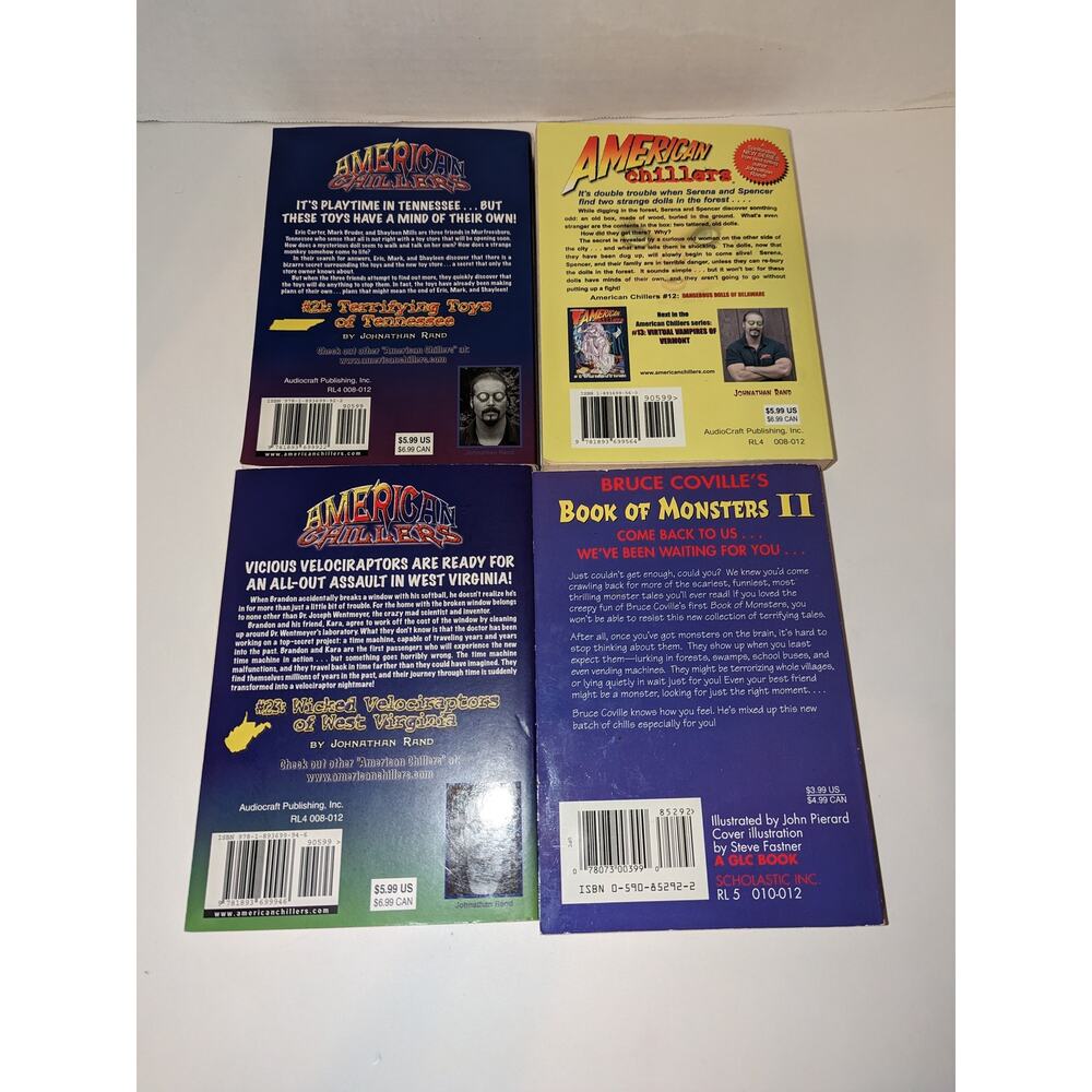 8 Goosebumps Books Mint R.L. Stine Scholastic 2014-2018 Chapter Books - Picture 7 of 7